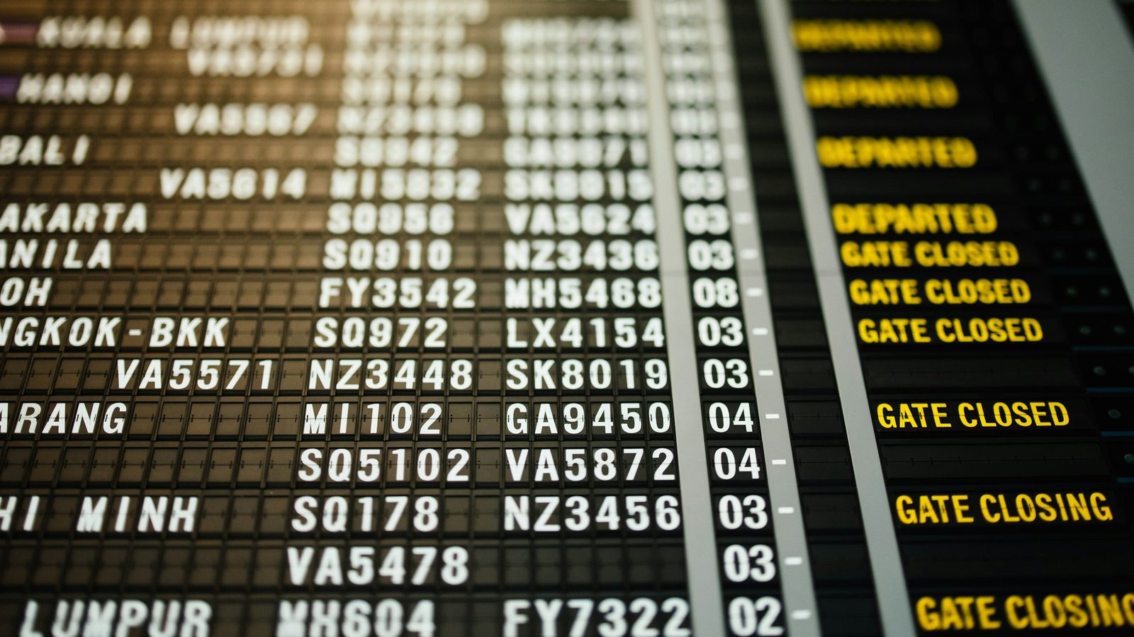 Airports Sharing Nonstop Destinations With the Most Cities